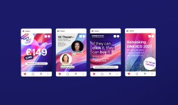 Social Media Auftritt, DMEXCO Instagram, Messeinhalte, Vier Beiträge