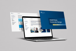 Digitaler Styleguide f&uuml;r das Unternehmen Enertrag, Basiselemente, Strategiekonzept und Anwendungen