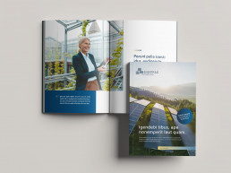 Enertrag Cover und Inhaltsseiten, Magazin, Beispieltexte