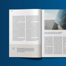 Detailansicht Enertrag Magazin, Layout, Farben und Bildsprache